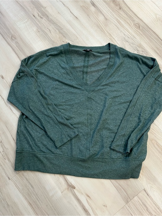 Buffalo David Bitton Sweaters - Buffalo David Bitton Forest Green V-Neck Sweater